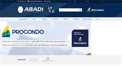 Desktop Screenshot of abadi.com.br